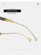 Gafas de sol Steampunk vintage de lujo - Moda retro punk unisex
