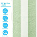 Sac de Plage Tote Rayé Imperméable - Anti-Sable Pliable Grande Capacité