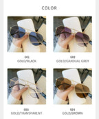 Lunettes de Soleil Aviateur Vintage — Designer Luxury UV400 Unisexe