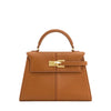 Sac à Main Femme Cuir Véritable Marron — Sac Bandoulière Crossbody 28x18x10 cm