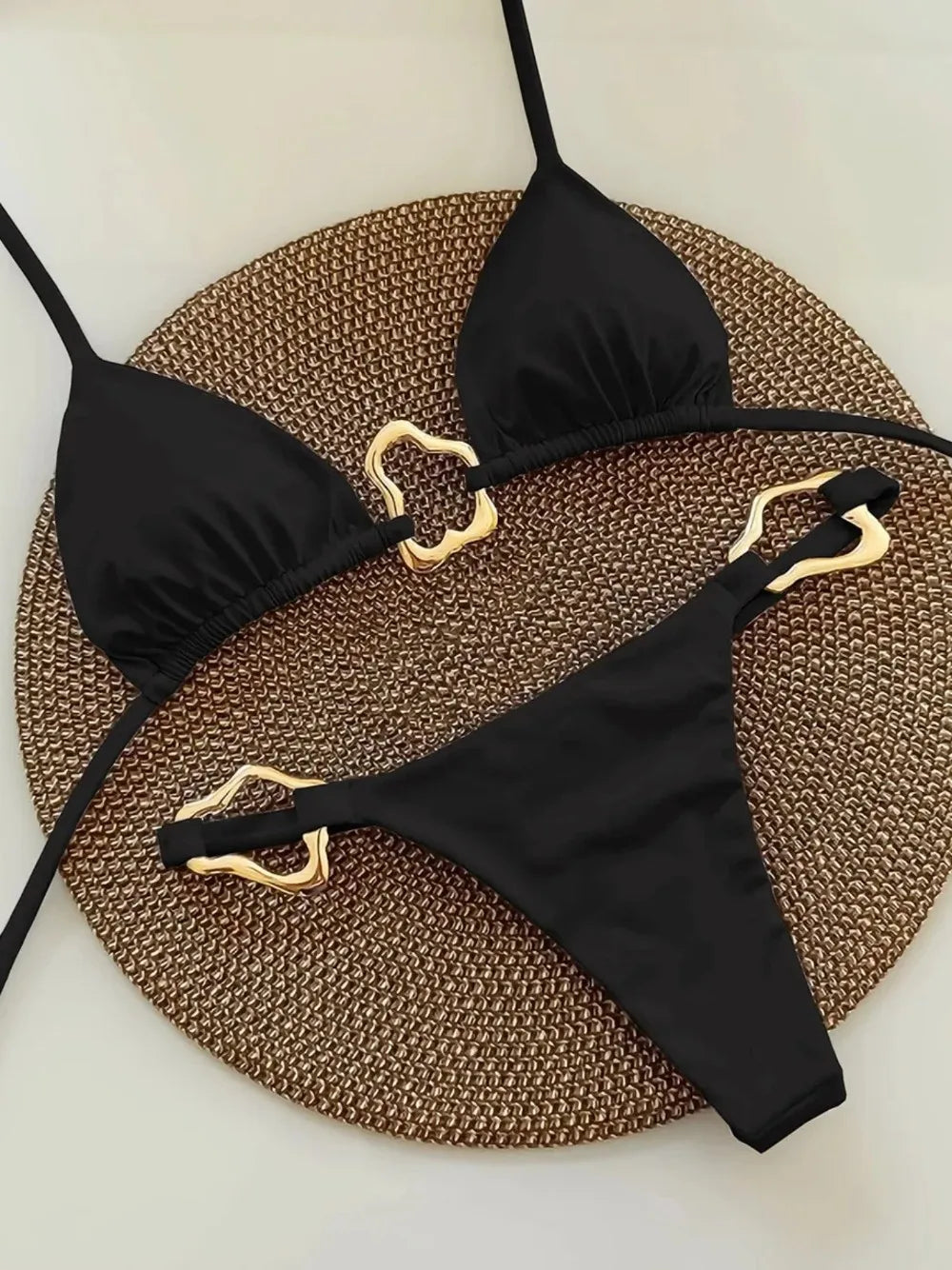 Micro Bikini Sexy Femme Push-Up - Maillot de Bain Brésilien Deux Pièces Plage