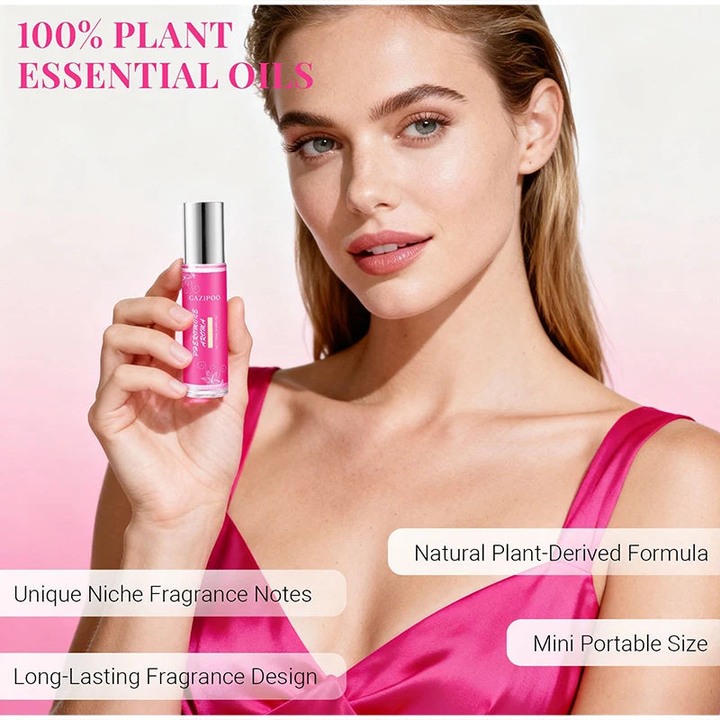 Parfum Femme Phéromones Roll-On — Jasmin Violette Musc Longue Durée