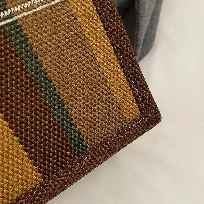 Sac de Plage Boho Fashion Grande Capacité - Tote Canvas Designer Été 2025