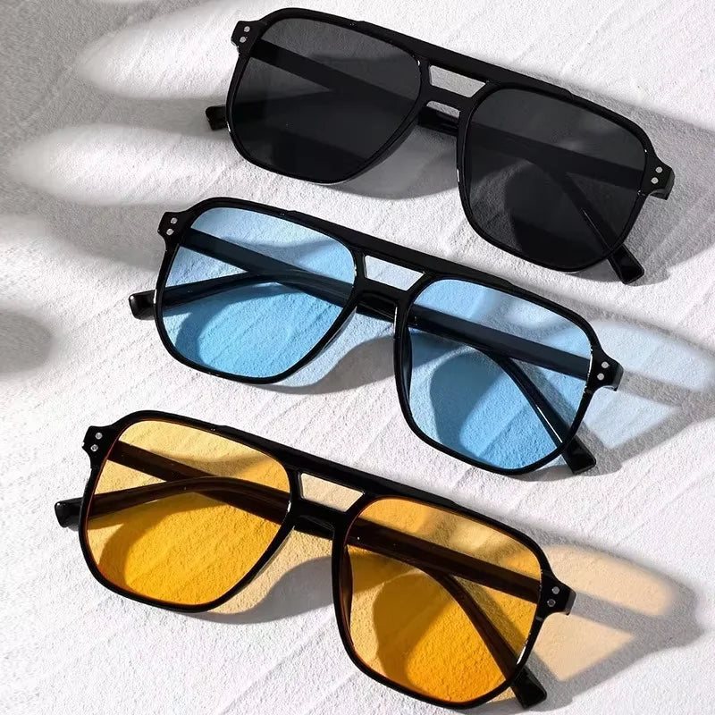 Lunettes de Soleil Oversize Vintage — Design Rétro UV400 Unisexe
