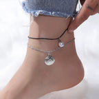 Bohemian Beaded Anklet - Embroidered Foot Jewelry