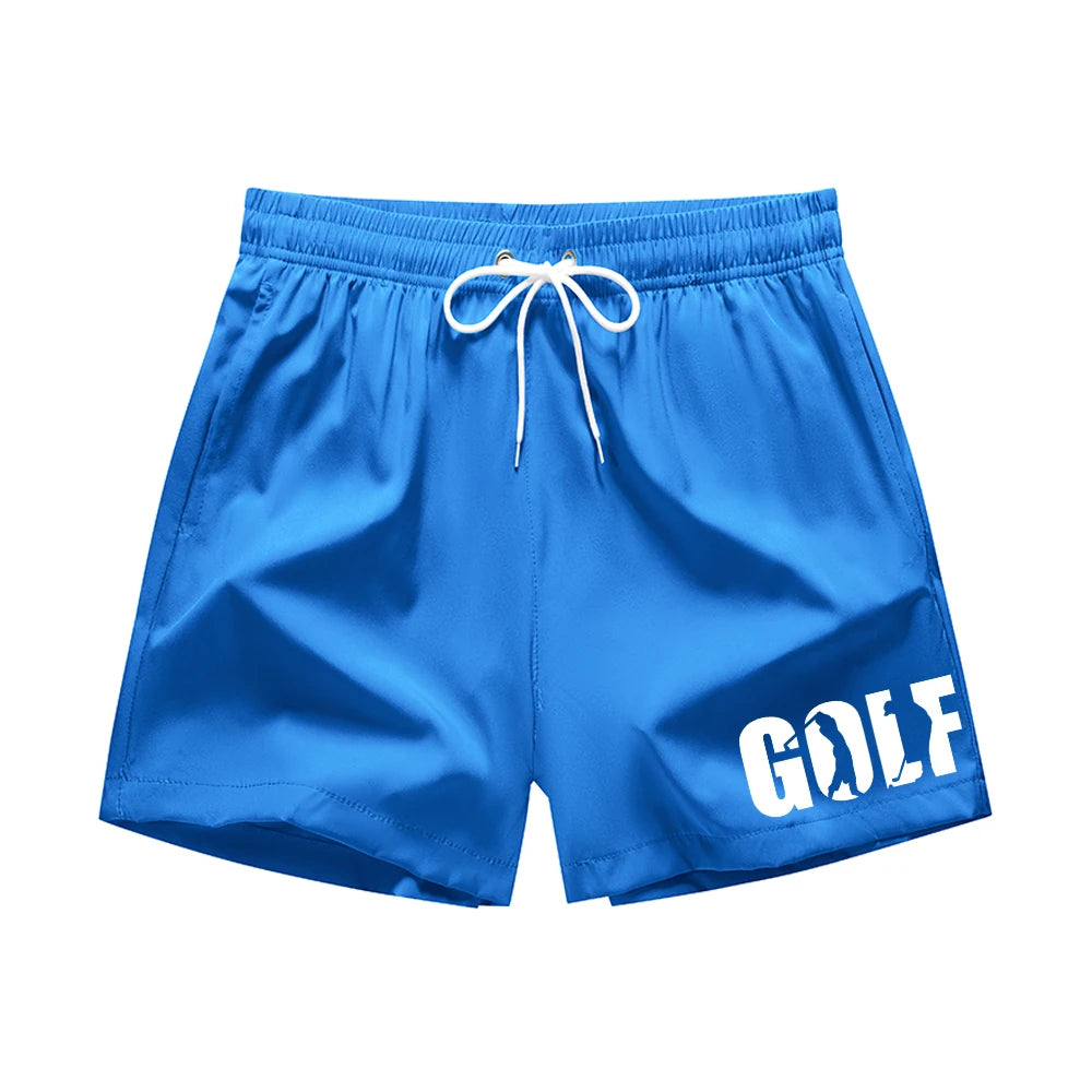 Short de Bain Homme Imprimé Séchage Rapide - Maillot Plage Été Respirant Cordon