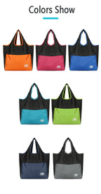 Foldable Waterproof Summer Beach Tote Bag - Swimming, Gym, Children's Toy Storage