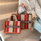 Sac de Plage Boho Fashion Grande Capacité - Tote Canvas Designer Été 2026