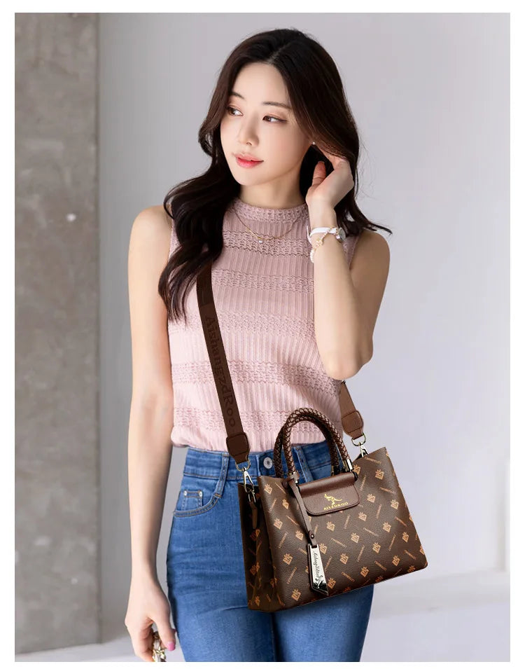 Sac à Main Femme Élégant — Poignée Unique Design Signature FuturaTrend
