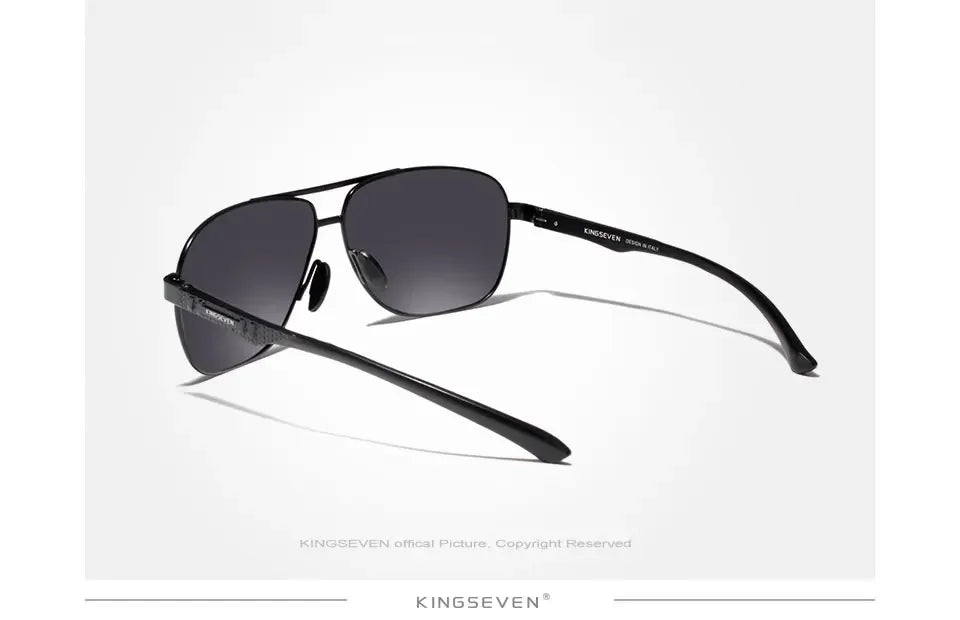 Lunettes de Soleil Homme Polarisées Aluminium — UV400 HD Premium
