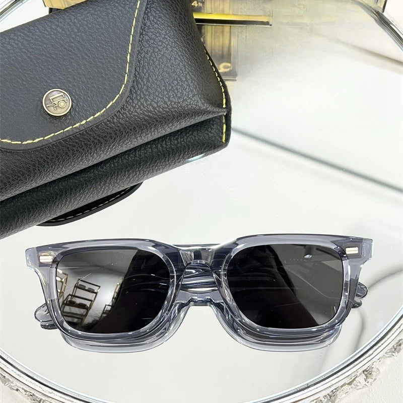 Lunettes de Soleil Carrées Acétate Unisexe — Luxury Moderne UV400