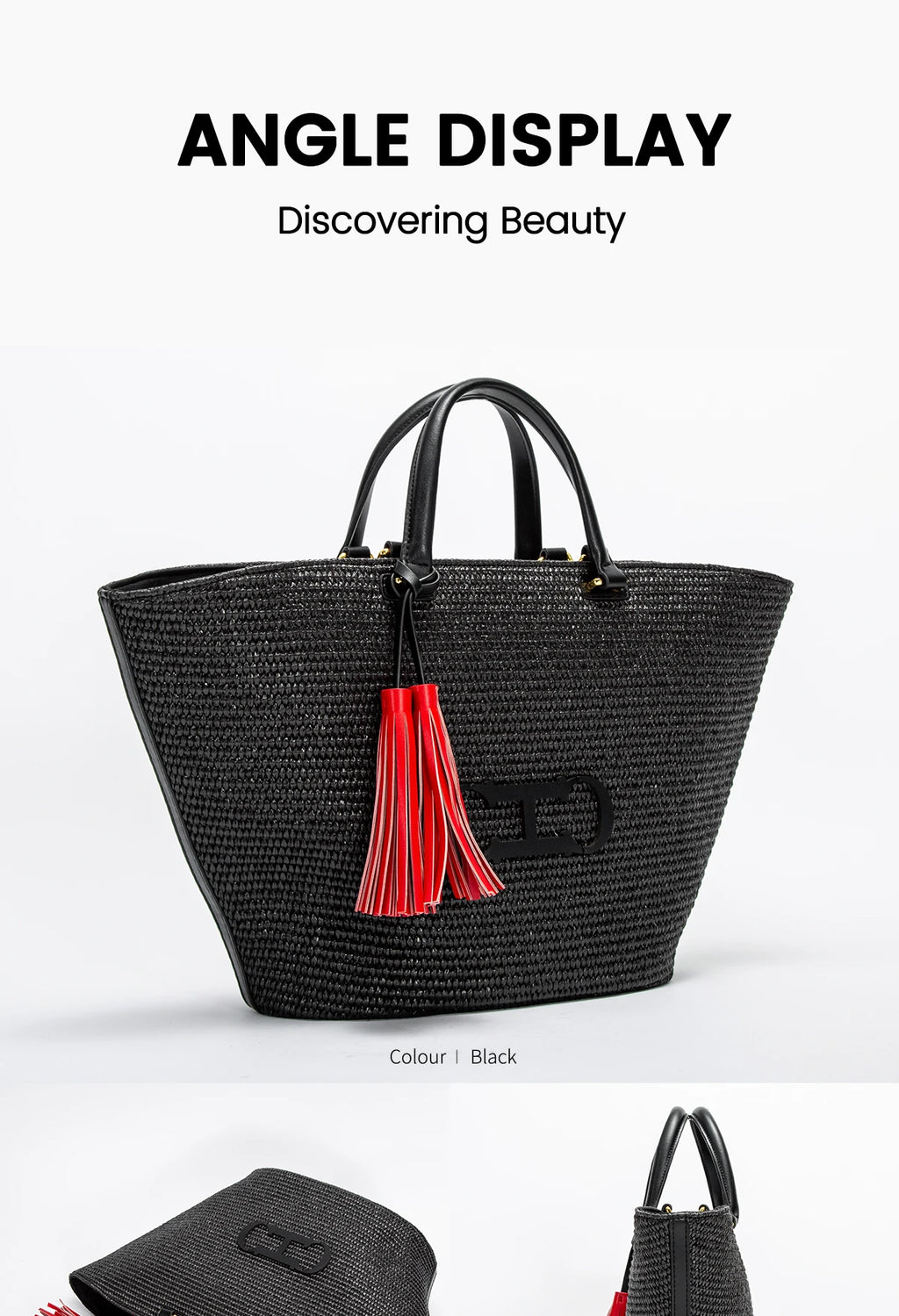 Sac Tote Femme CHCH 2024 Vacances Plage - Shopping Main Bucket Bag