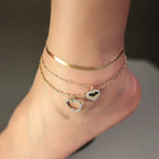 Bohemian Beaded Anklet - Embroidered Foot Jewelry