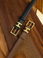 Women's Black Elegant Belt — Versatile Minimalist Design FuturaTrend