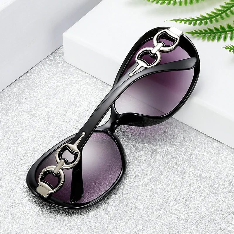 Gafas de sol retro cuadradas para mujer - Diseño de estrella de lujo UV400