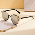 Gafas de Sol Redondas Polarizadas para Mujer — Lujo Protección UV400
