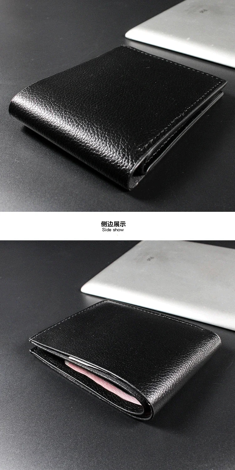 Portefeuille Homme Cuir Compact — Slim Business Minimaliste FuturaTrend