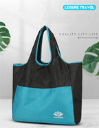 Foldable Waterproof Summer Beach Tote Bag - Swimming, Gym, Children's Toy Storage