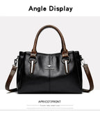 Sac à Main Cuir Souple Femme - Grand Cabas Luxury Épaule Crossbody