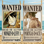 Serviette de Plage ONE PIECE Anime Enfants - Absorbante Séchage Rapide Voyage Gym Camping