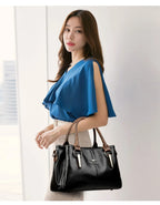 Sac à Main Cuir Souple Femme - Grand Cabas Luxury Épaule Crossbody