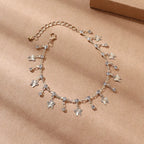 Bracelet de Cheville Luxury Cristal Papillon - Bijou de Pied