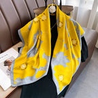 Foulard Carré Soie Twill Designer — Hijab Bandana Luxury FuturaTrend