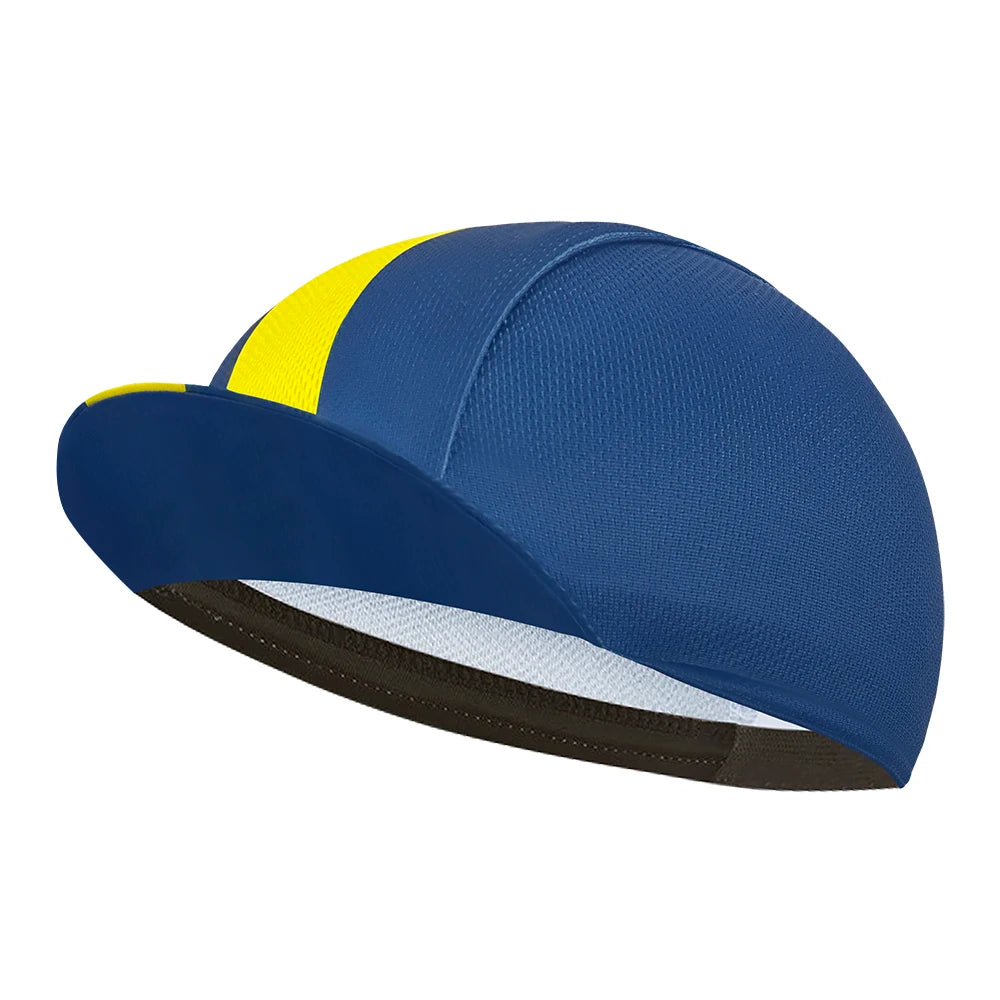 Casquette Cyclisme Classique Polyester - Absorption Transpiration Multicolore Unisexe Sport