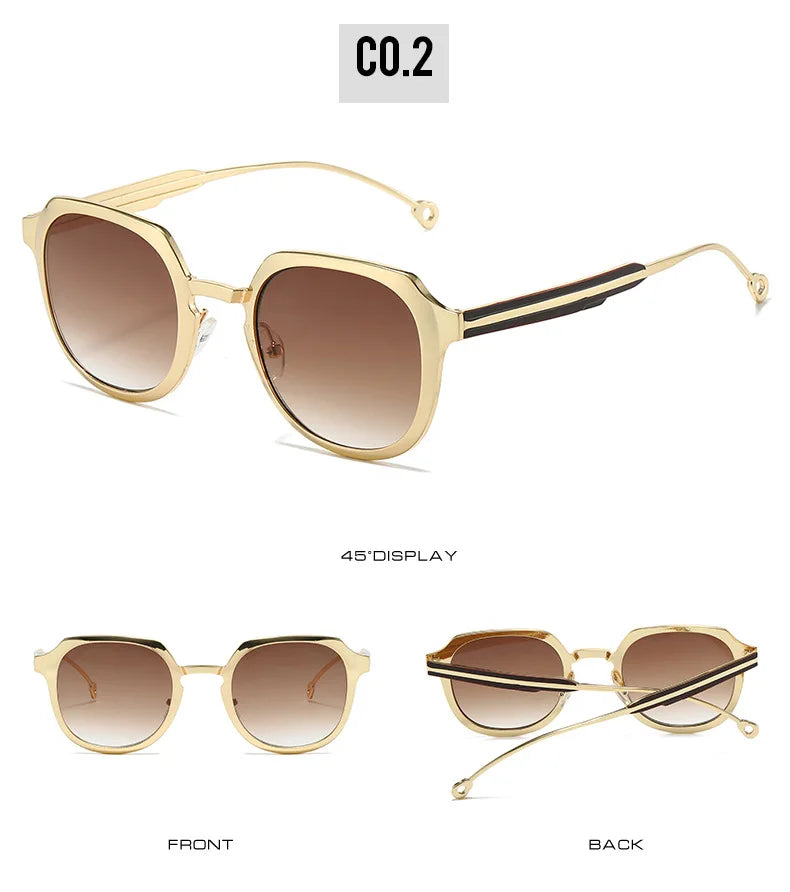Gafas de sol Steampunk vintage de lujo - Moda retro punk unisex