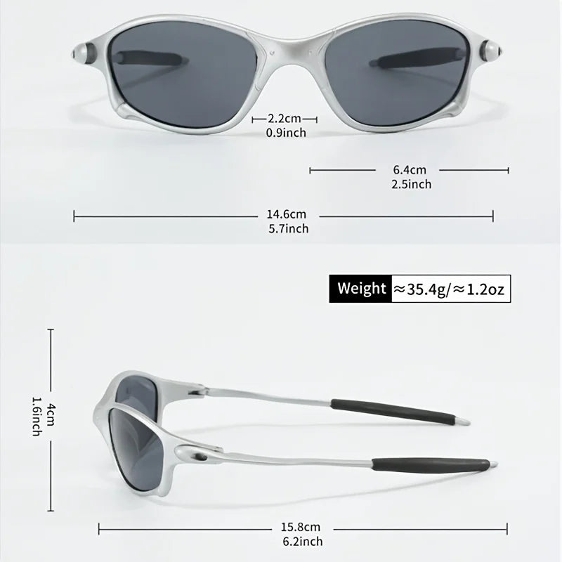 Lunettes de Soleil Sport Cyclisme Vintage — UV400 Coupe-Vent Unisexe
