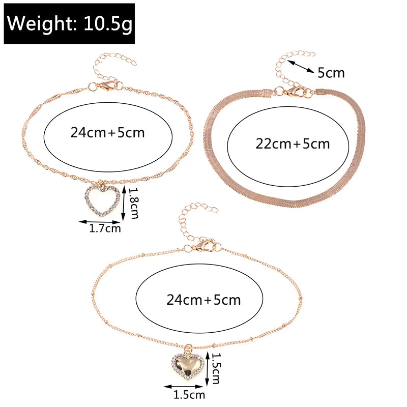 Bracelet de Cheville Bohème Perlé - Bijou de Pied Brodé