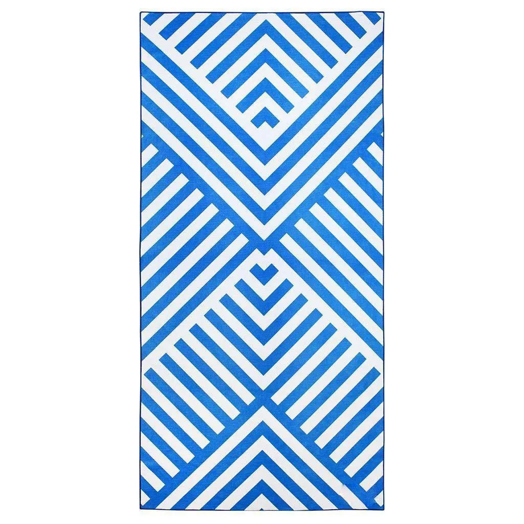 Serviette de Plage Séchage Rapide Anti-Sable - Natation Absorbante Compacte Fleurs