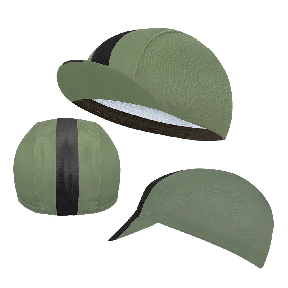 Casquette Cyclisme Classique Polyester - Absorption Transpiration Multicolore Unisexe Sport