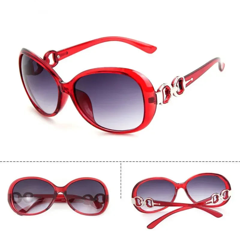 Gafas de sol retro cuadradas para mujer - Diseño de estrella de lujo UV400