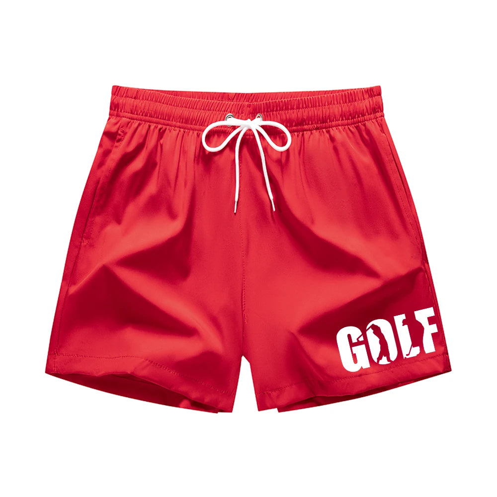 Short de Bain Homme Imprimé Séchage Rapide - Maillot Plage Été Respirant Cordon