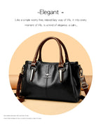 Sac à Main Cuir Souple Femme - Grand Cabas Luxury Épaule Crossbody