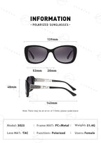 Lunettes de Soleil Femme Gradient Polarisées — Luxury UV400 FuturaTrend
