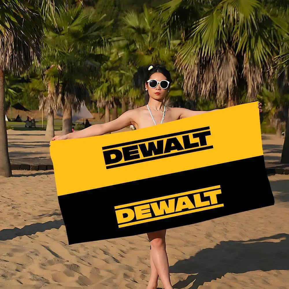 Grande Serviette de Plage Microfibre Séchage Rapide - Piscine Voyage Yoga Natation