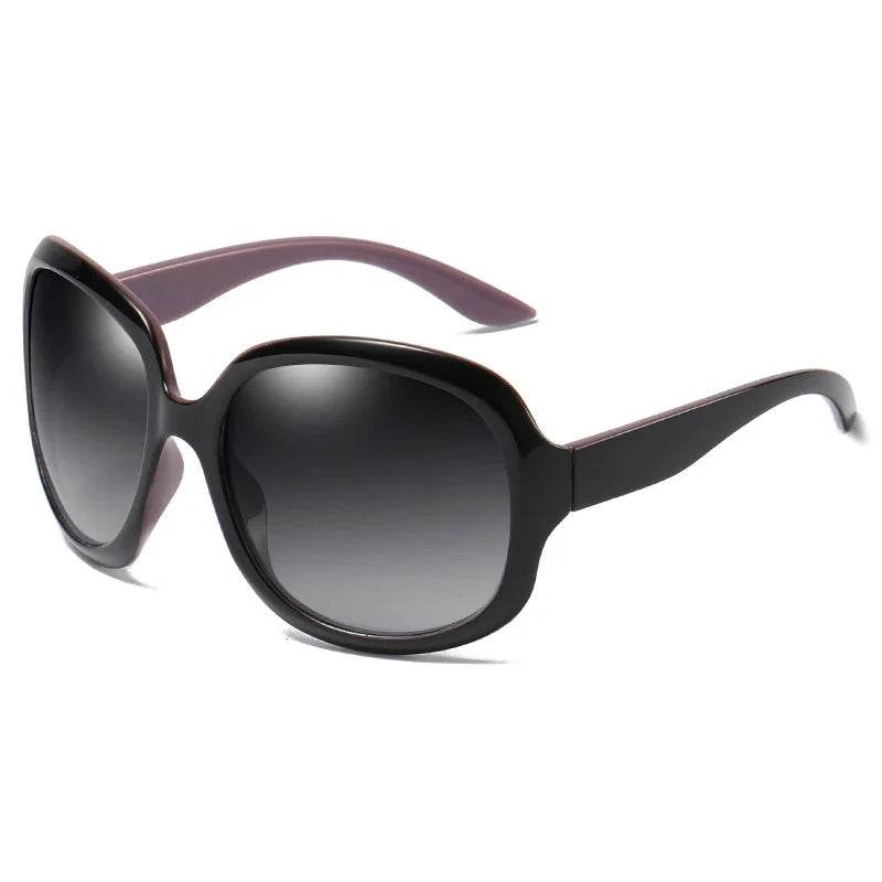 Lunettes de Soleil Rondes Oversize Femme — Style Vintage, 5 Coloris