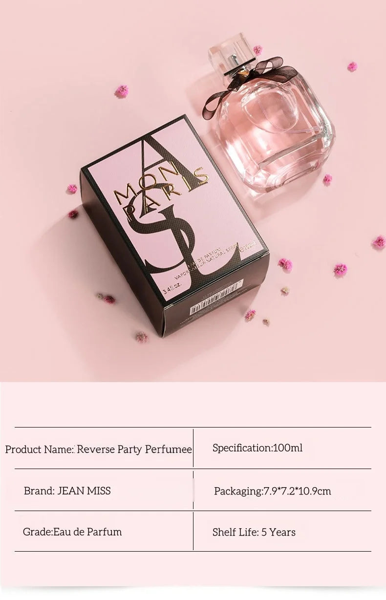 Parfum Femme Reverse Paris 100ml — Floral Élégant Longue Durée