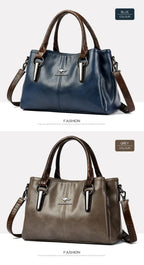 Sac à Main Cuir Souple Femme - Grand Cabas Luxury Épaule Crossbody