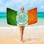 Serviette de Plage Football Club Logo - Microfibre Absorbante Séchage Rapide Sport