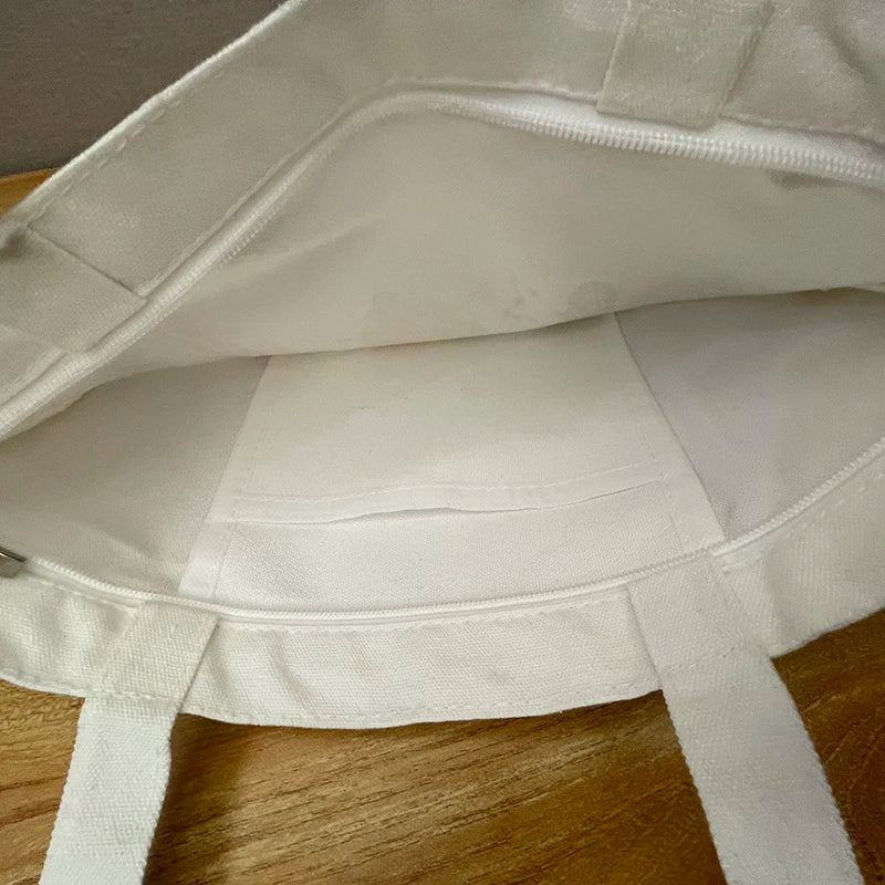 Sac Tote Canvas Mixte Motifs Animaux Mignons - Écologique Shopping Plage Épaule