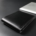 Portefeuille Homme Cuir Compact — Slim Business Minimaliste FuturaTrend