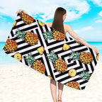 Serviette de Plage Bohème Microfibre - Séchage Rapide Multifonction Voyage