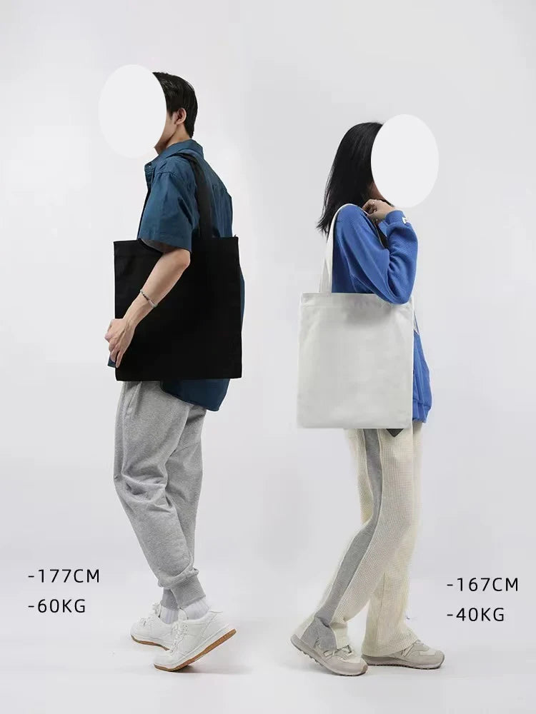 Sac Tote Canvas Mixte Motifs Animaux Mignons - Écologique Shopping Plage Épaule