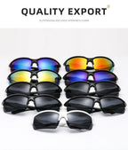 Lunettes Sport Cyclisme Polarisées UV400 — Légères & Coupe-Vent Unisexe