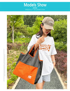 Foldable Waterproof Summer Beach Tote Bag - Swimming, Gym, Children's Toy Storage