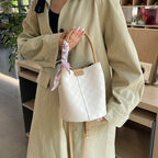 Bolso de hombro de cuero para mujer - Tote grande clásico de lujo
