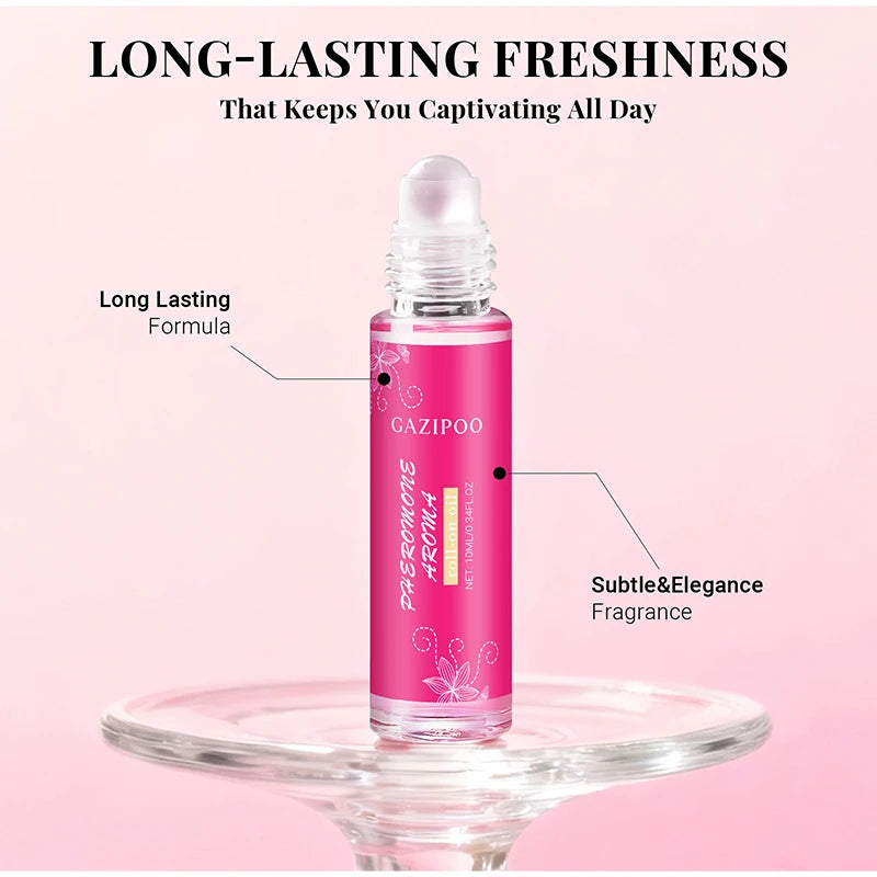Parfum Femme Phéromones Roll-On — Jasmin Violette Musc Longue Durée